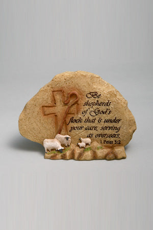 5722 --仿真經文石鎮/ 1 Peter 5:2