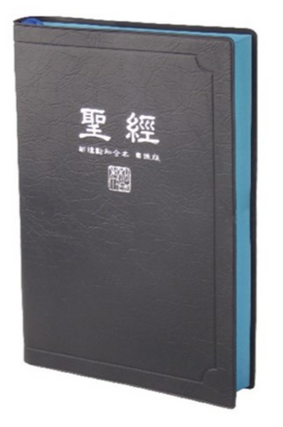 29637-2 聖經 (新標點.橫排.中型.串珠.膠皮.神版.藍)CUNPCS072ABU