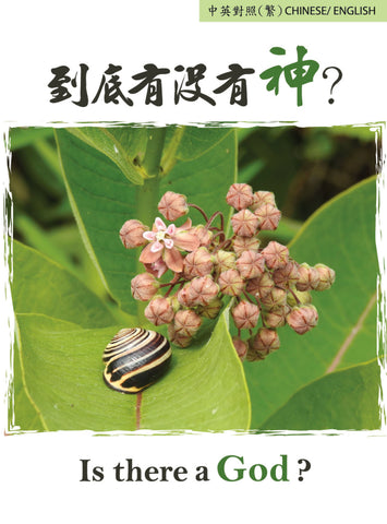 C237 - 到底有沒有神? Is there a God? (中英對照 / 繁體版 福音單張)(每25張)