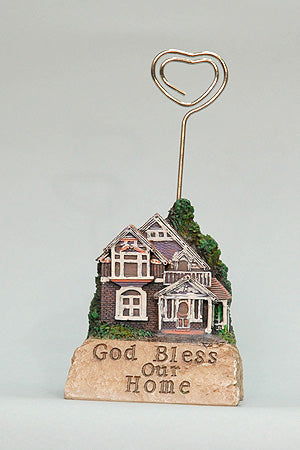 經文名片卡夾 - God Bless Our Home (5619H)