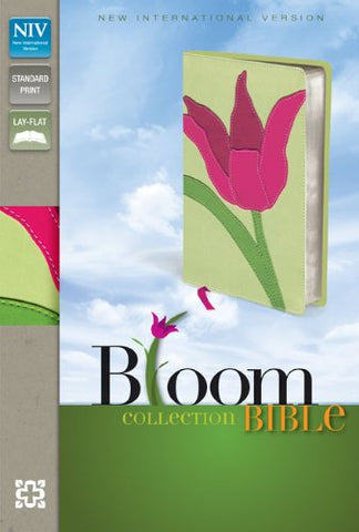 NIV Bloom Collection Bible, Leathersoft, Pink/Green, Red Letter Edition