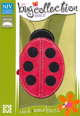 NIV Bug Collection Bible, Soft Leather-Look, Green with Ladybug Design