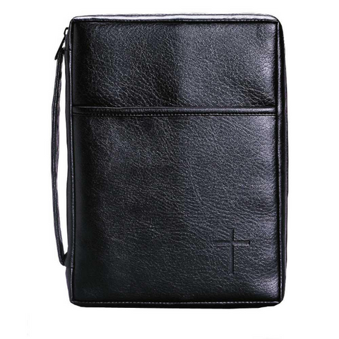 Cross with Pocket and Handle, Black (Large 大型)