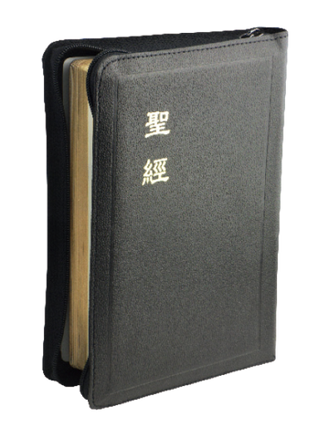 1627 聖經 - 和合本.中型.皮面.拉鍊.神版 CU67AZ