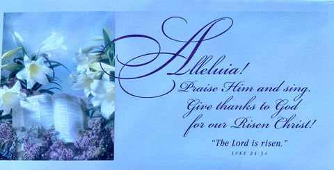Easter Offering Envelope - Alleluia 復活節奉獻信封 (Pack of 100 張)