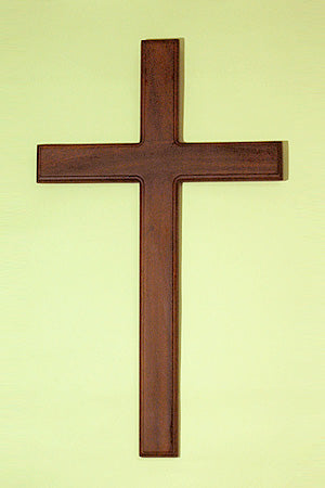 W538  特大紅木十字架  64 cm  *** 另加運費 ***