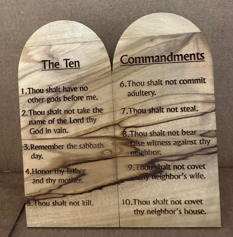 M2131  - 十戒 （英文）The Ten Commandments