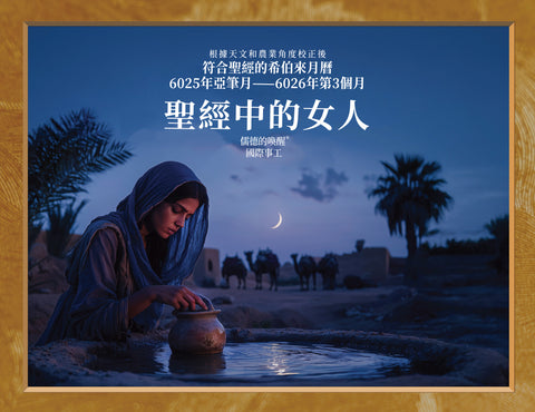 6025-6026 希伯來月曆--根據天文和農業角度校正後符合聖經的希伯來曆