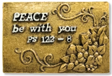 152B 經文銅牌-Peace be with you (願平安在你中間)