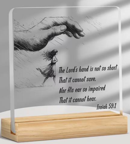 31380 2D Flat, 2D Flat Printing, 1 Inspirational Plaque with Stand