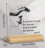 31380 2D Flat, 2D Flat Printing, 1 Inspirational Plaque with Stand