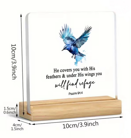 31389 2D Flat, 2D Flat Acrylic Desktop Decoration