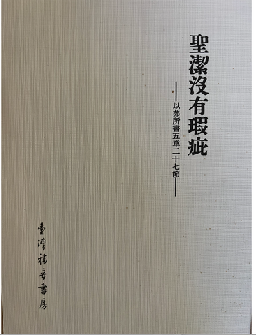 4113-1  聖潔沒有瑕疵(二手書)