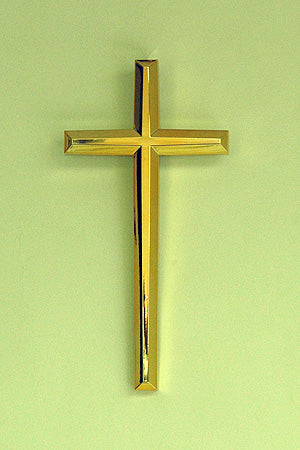 514  鍍金十字架  8 inch