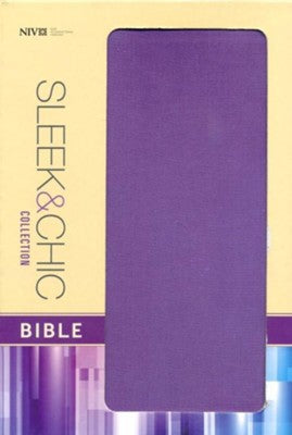 NIV Sleek and Chic Collection Bible Sweet Violet