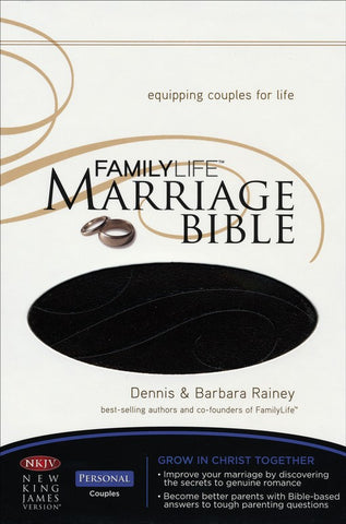 NKJV FamilyLife Marriage Bible: Leathersoft Dark Brown