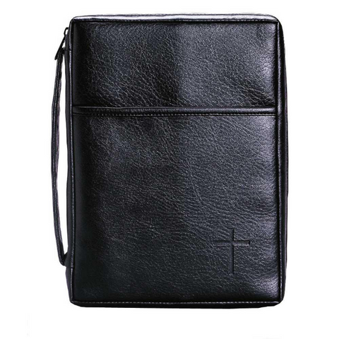 Cross with Pocket and Handle, Black  (Large 大型)