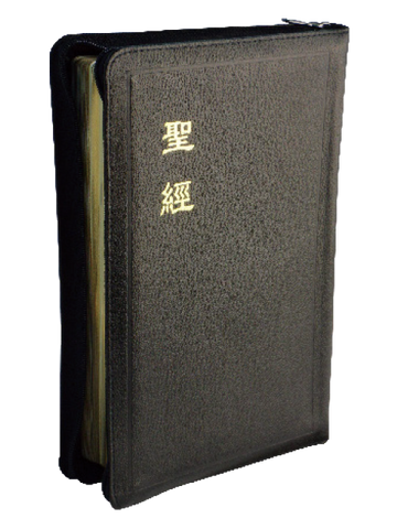 23271 大字聖經- 和合本神版金邊拉鍊索引黑色皮面CU97AZTI (特大字 