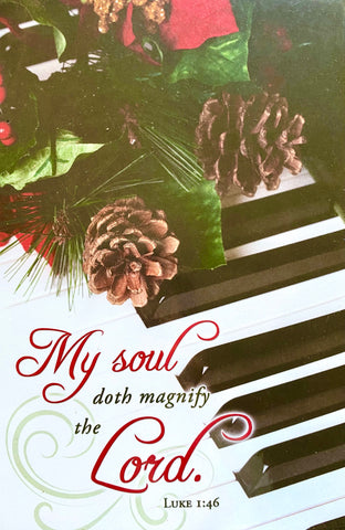 3630  Christmas Bulletins - My Soul Doth Magnify The Lord (Pack of 100)  聖誕節節目單
