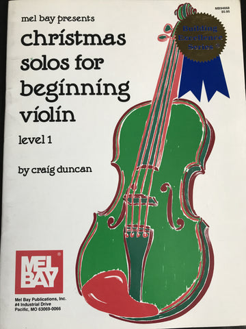 Christmas Solos for Beginning Violin (Level 1)  小提琴獨奏曲