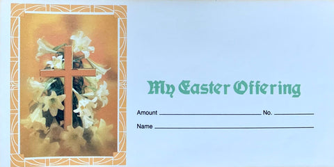 Easter Offering Envelope - My Easter Offering 復活節奉獻信封 (Pack of 100 張)