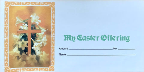 Easter Offering Envelope - My Easter Offering 復活節奉獻信封 (Pack of 50 張)